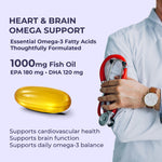 Omega-3 Fish Oil 1000 mg | 60 Softgels | OYB Omega