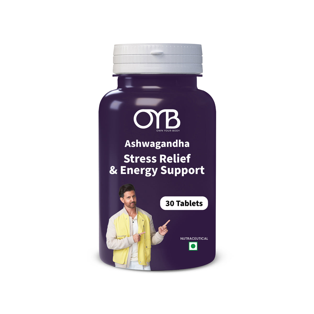 Ashwagandha 500 mg | 30 Tablets | OYB Ashwagandha