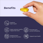 Omega-3 Fish Oil 1000 mg | 60 Softgels | OYB Omega