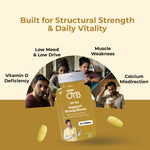 Vitamin D3 + K2 (MK-7)| 60 Tablets | OYB D3+K2