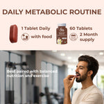 Fat Burner Tablets with Garcinia & Green Tea for Metabolism Support | 30 Tablets | OYB Calorie Crush