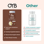 Fat Burner Tablets with Garcinia & Green Tea for Metabolism Support | 30 Tablets | OYB Calorie Crush