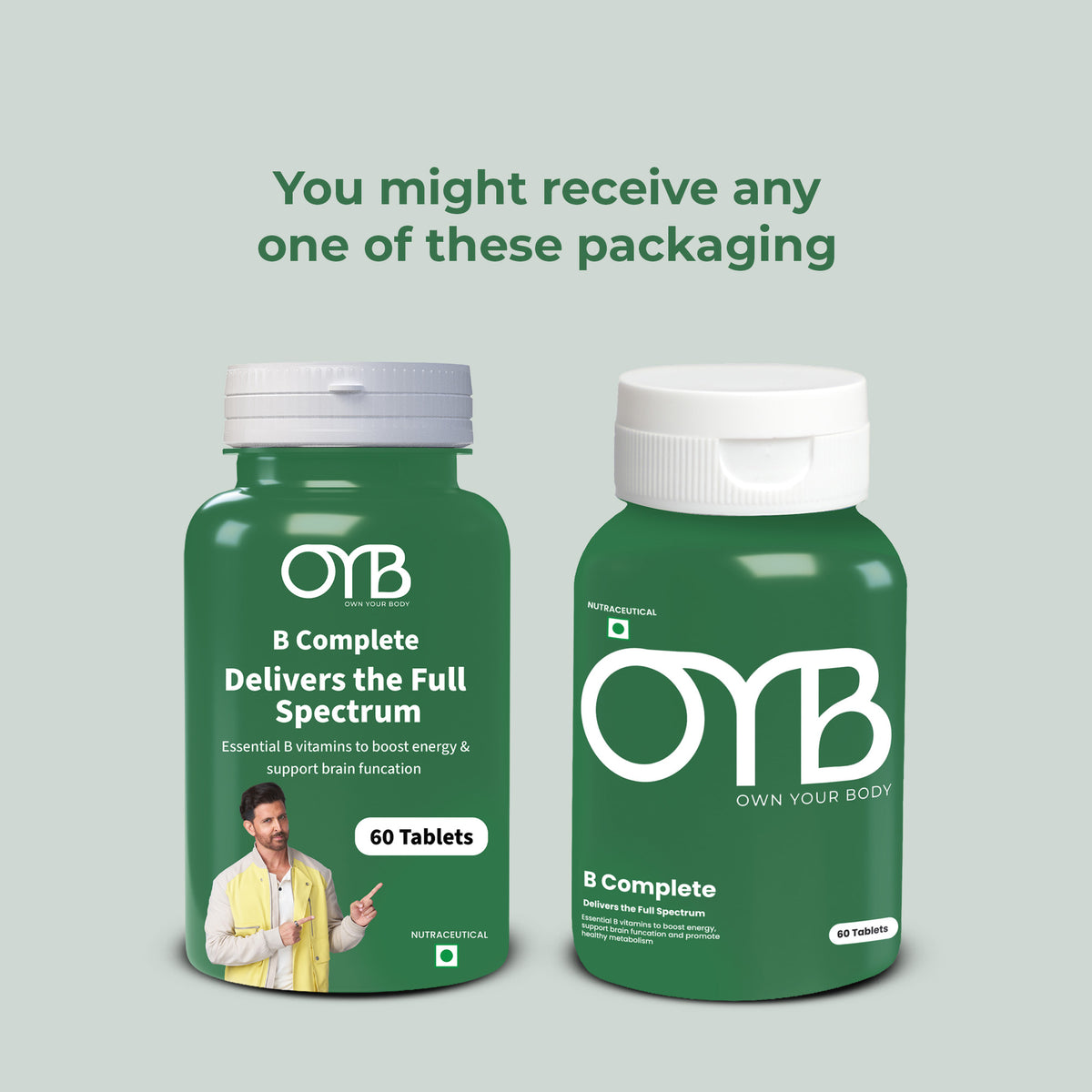 Vitamin B-Complex | 30 Tablets | OYB B Complete