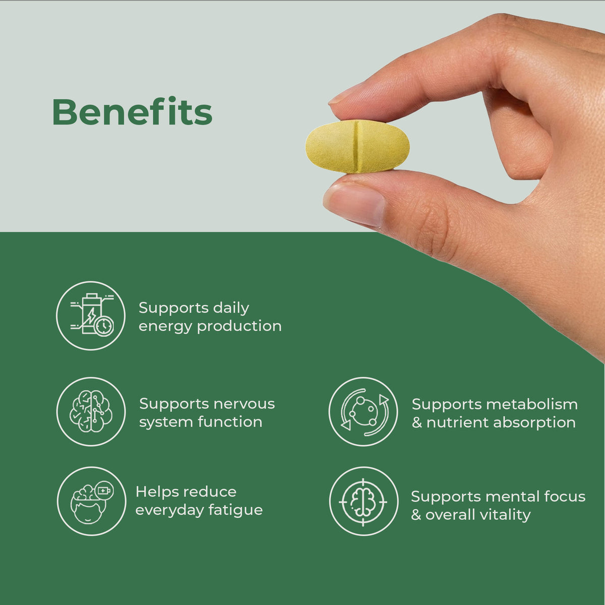 Vitamin B-Complex | 30 Tablets | OYB B Complete