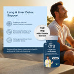 Milk Thistle & Mullein | Liver Detox + Lung Support | 30 Tablets | OYB