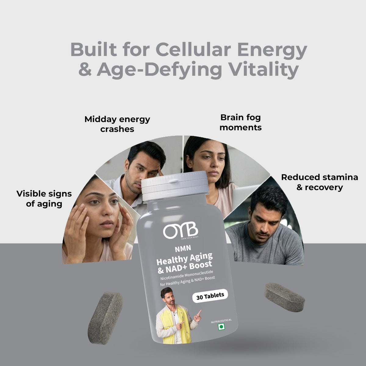 NMN 1000 mg | 30 Tablets | OYB NMN