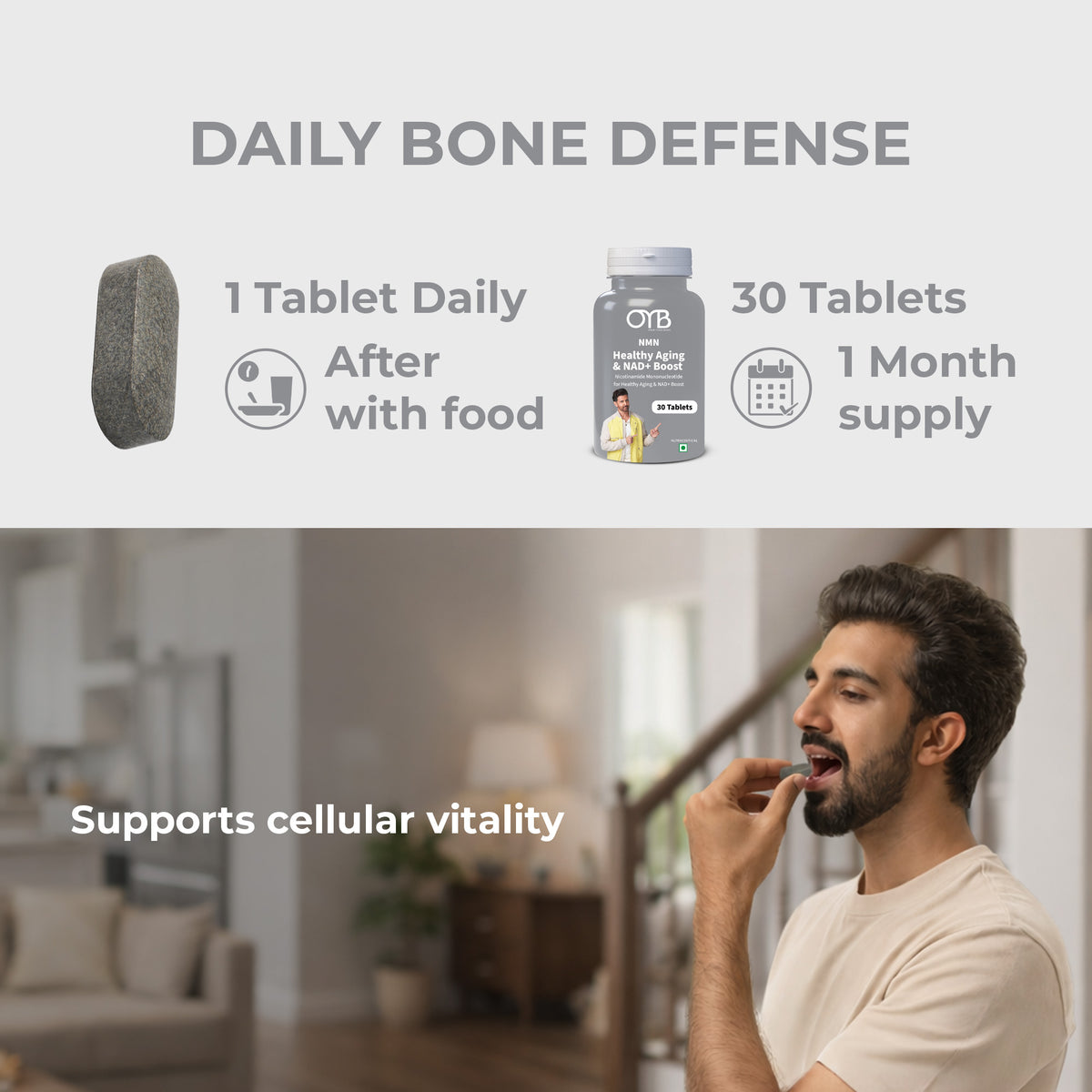NMN 1000 mg | 30 Tablets | OYB NMN
