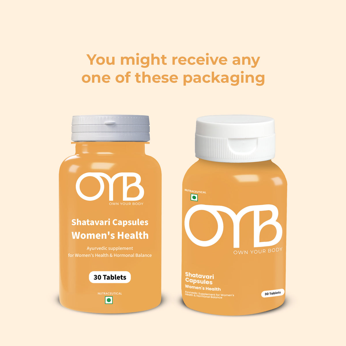Shatavari 500 mg | 30 Tablets | OYB Shatavari