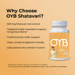 OYB Shatavari Tablets for Women's Health & Hormonal Balance | 30 Tablets | OYB Shatavari