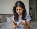 Strands on comb & pillow