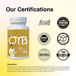 OYB D3 + K2 for Bone & Heart Health with D3, K2 MK-7 & Calcium | 60 Tablets | OYB D3 + K2