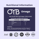 Omega-3 Fish Oil 1000 mg | 60 Softgels | OYB Omega