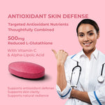 Glutathione 500 mg + Vitamin C & E | 30 Tablets | OYB Glow