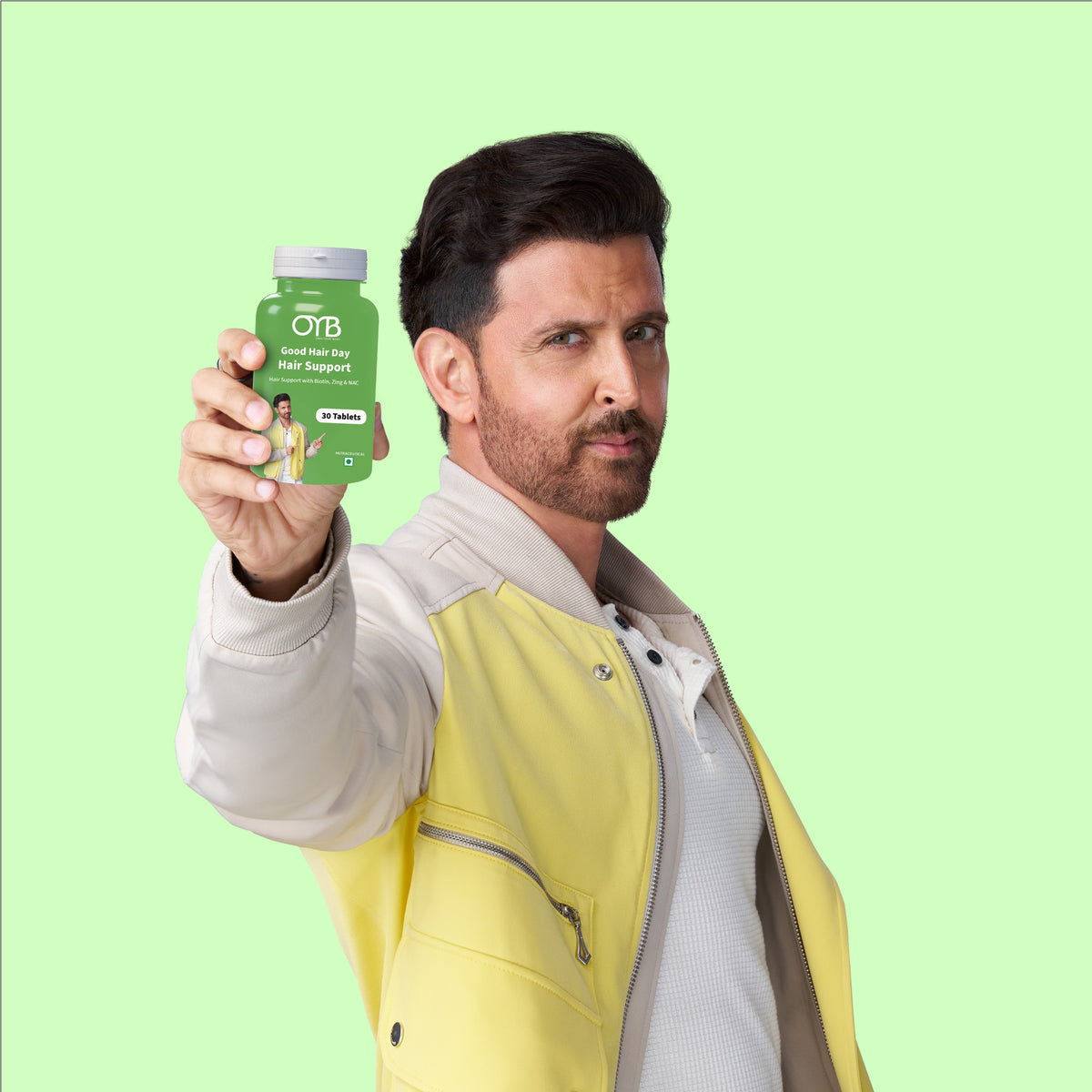Biotin + Zinc + NAC | 30 Tablets | OYB Good Hair Day