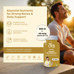 Vitamin D3 + K2 (MK-7)| 60 Tablets | OYB D3+K2