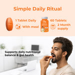 Multivitamin with 24 Nutrients | 60 Tablets | OYB Daily Top-Up