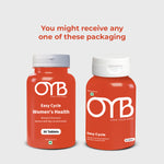 Myo-Inositol + NAC PMS Support | 30 Tablets | OYB Easy Cycle