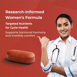 OYB PMSupport Supplement for Women with Myo-Inositol & NAC for Hormonal Balance | 30 Tablets | OYB Easy Cycle