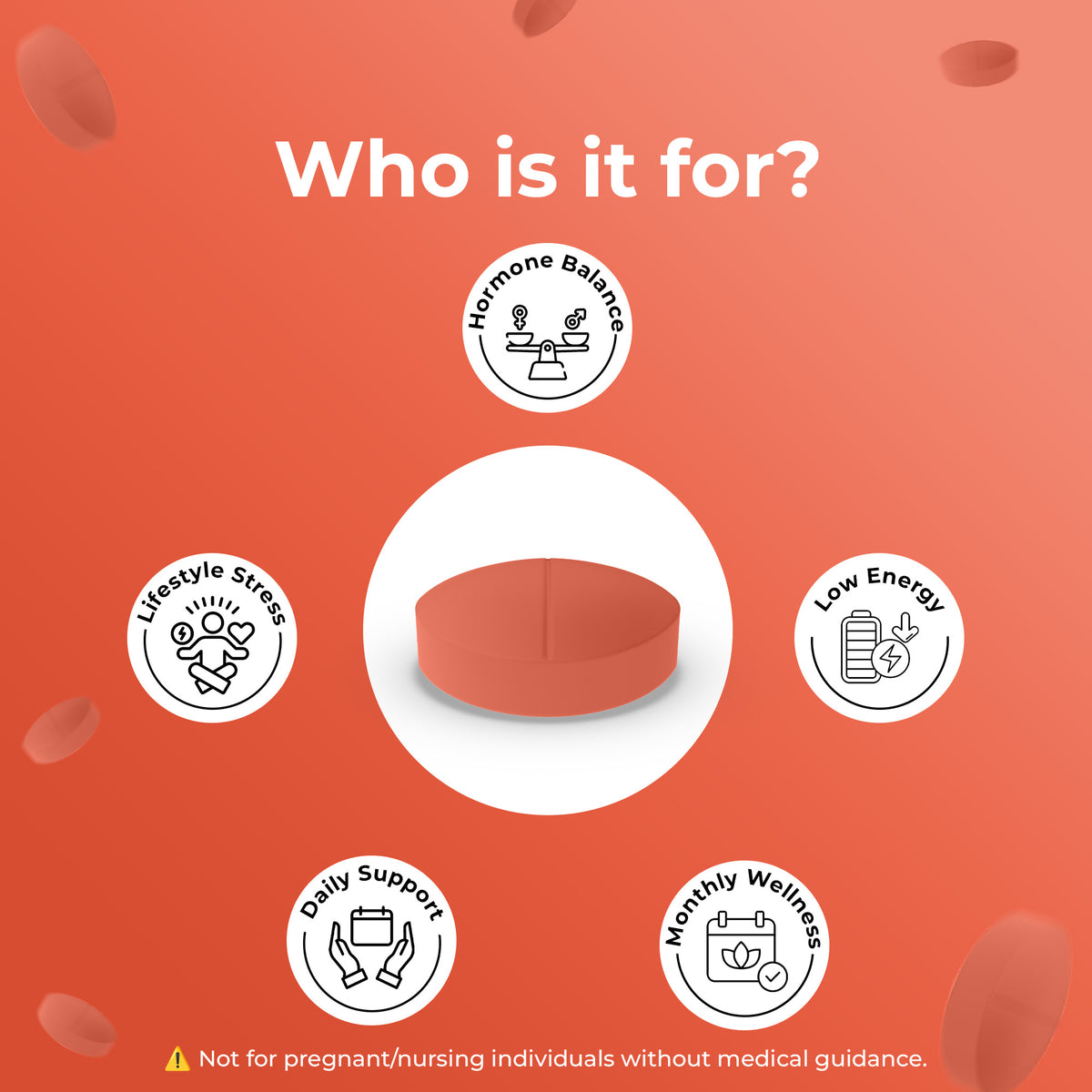 OYB PCOS Support Supplement for Women with Myo-Inositol & NAC for Hormonal Balance | 30 Tablets