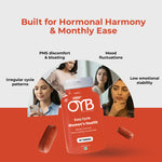 Myo-Inositol + NAC PMS Support | 30 Tablets | OYB Easy Cycle