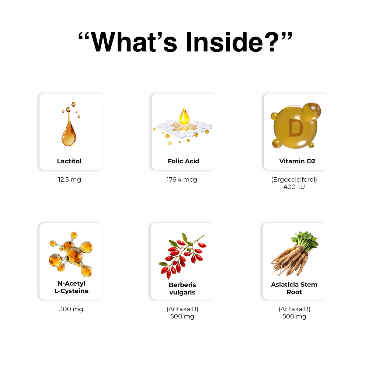 OYB PCOS Support Supplement for Women with Myo-Inositol & NAC for Hormonal Balance | 30 Tablets