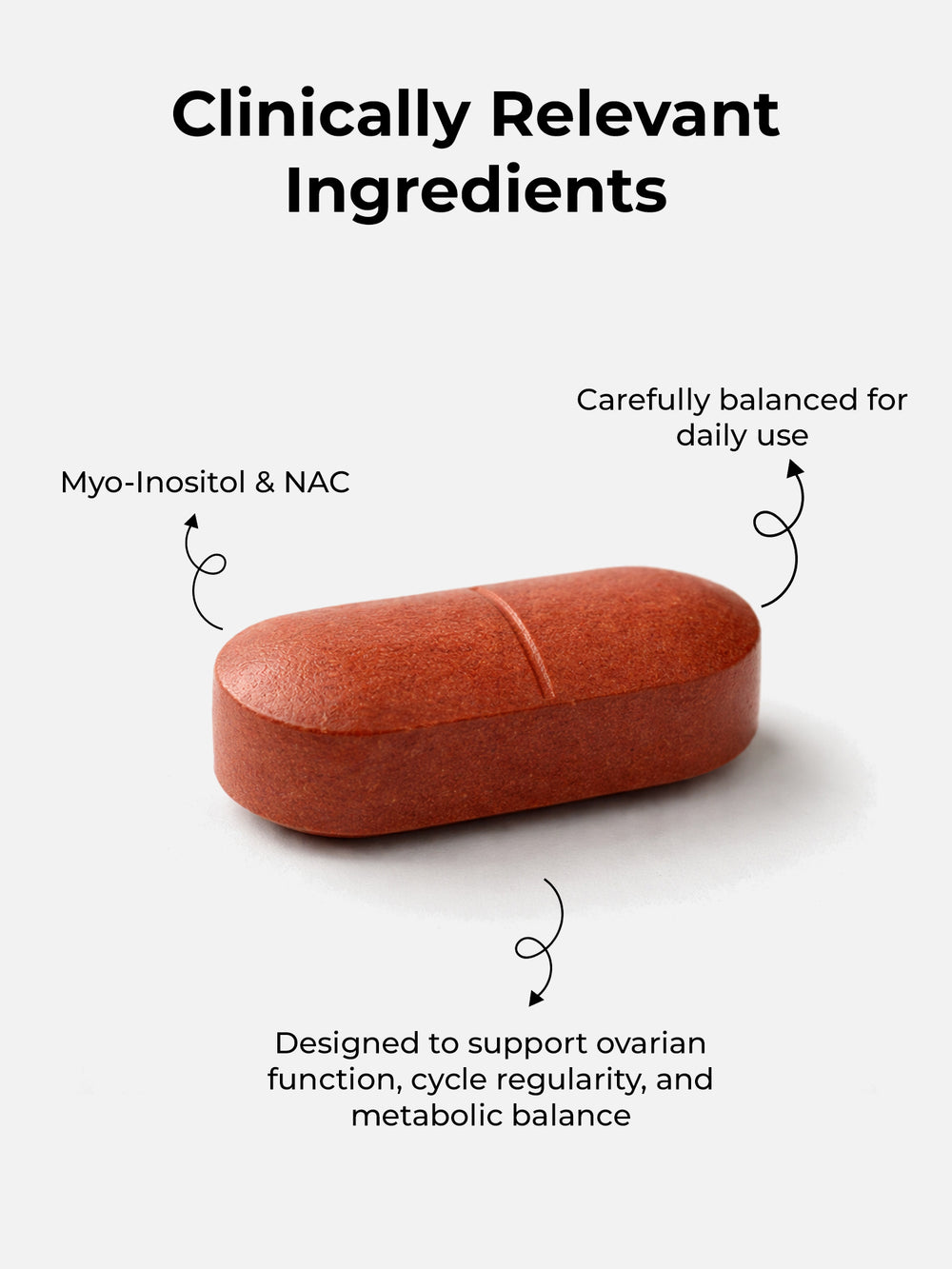 OYB PMSupport Supplement for Women with Myo-Inositol & NAC for Hormonal Balance | 30 Tablets | OYB Easy Cycle