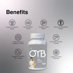 OYB NMN Anti-Aging Tablets with Nicotinamide Mononucleotide for NAD+ Boost | 30 Tablets | OYB NMN